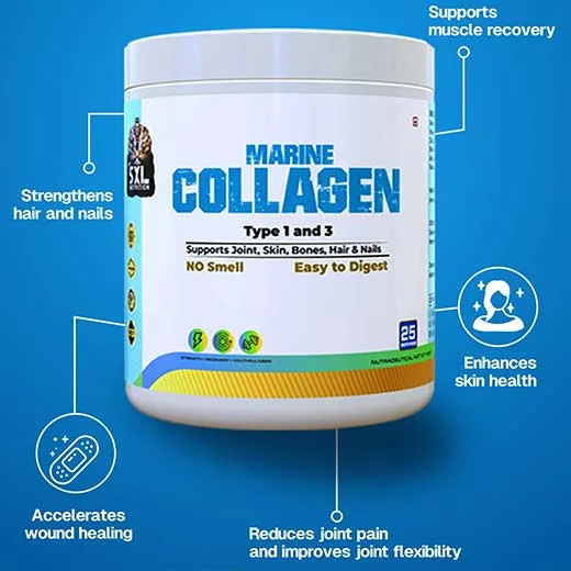 Marine Collagen | Type 1 & 3 Collagen Peptides | 200g - Image 5