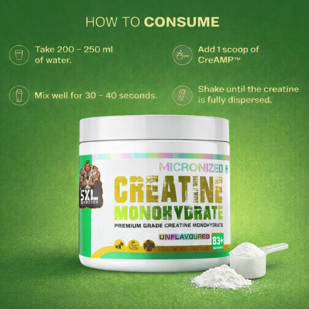 Creatine monohydrate Powder | Indian Vegetarian Athletes