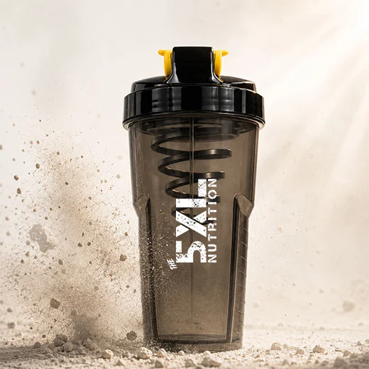 5XL Nutrition Classic Gym Shaker Bottle | Black | 750 ml - Image 2